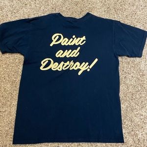 Obey | Paint & Destroy T-shirt Navy Blue